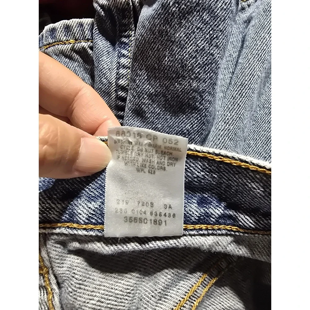 Levis 550 Mens Relaxed Fit Denim Shorts Light Wash Blue Jeans W36 36650-1801